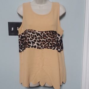 Yellow and Leopard Tank